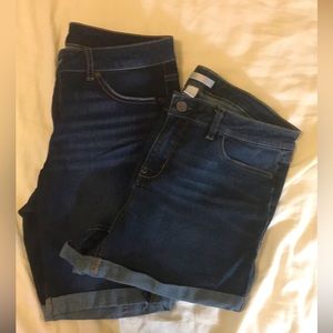 LC Lauren Conrad AND Time and True Jean Shorts